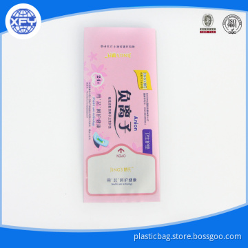 Laminated sanitary napkin plastic bag